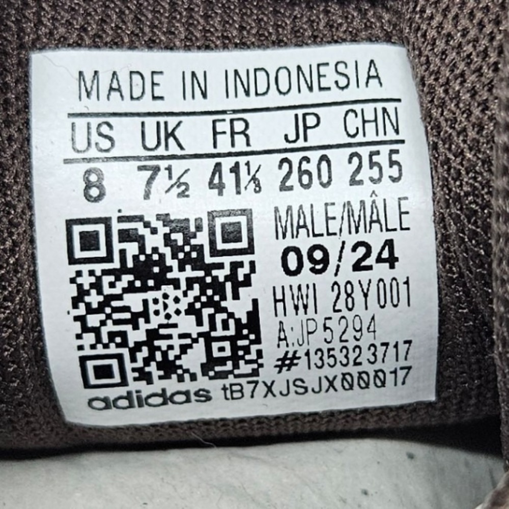 Adidas VL Court 3.0 Skateboarding Shoes JP5294 Brown Suede Gum Men's Size 8 - Picture 9 of 11